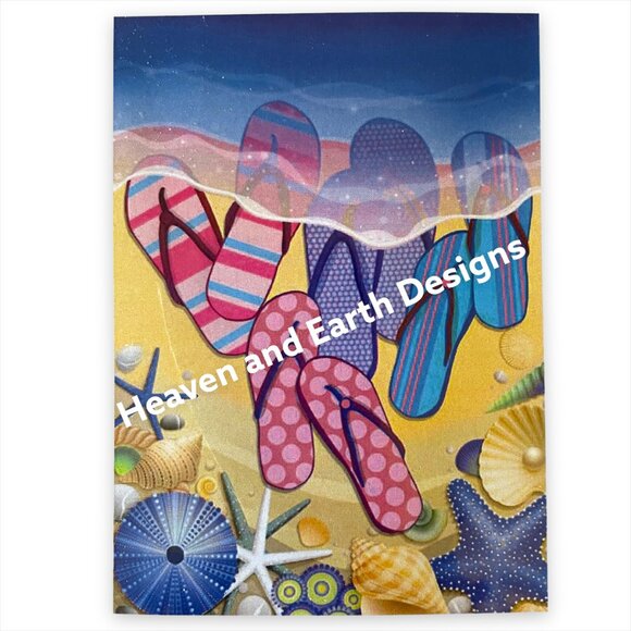 HAED Aimee Stewart Flip Flops Cross Stitch Pattern NEW Special Retreat Edition - Picture 2 of 5